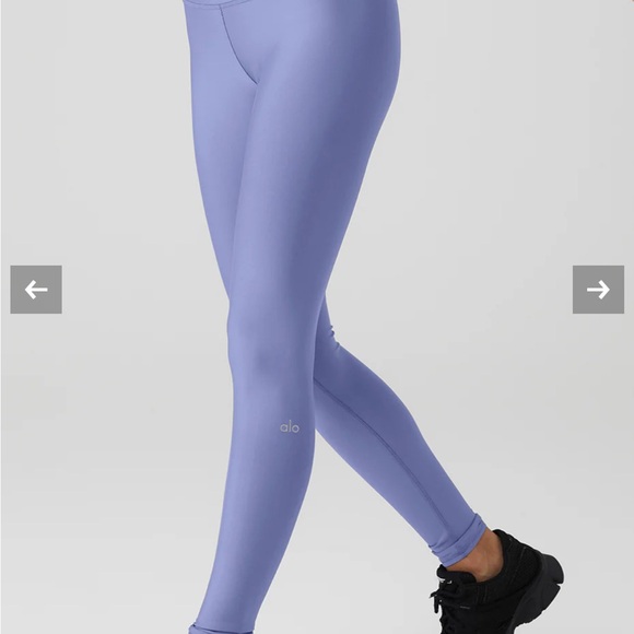 XS BNWT Alo High Waist Airlift Leggings in Infinity Blue - Picture 2 of 3